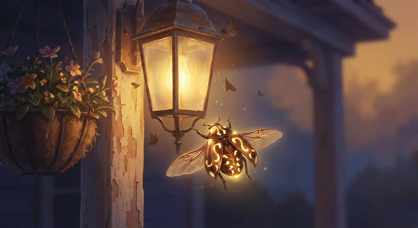 flying june bug
